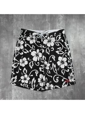 Vintage Gotcha Surf Grunge Floral Hawaii Baggy Board Shorts